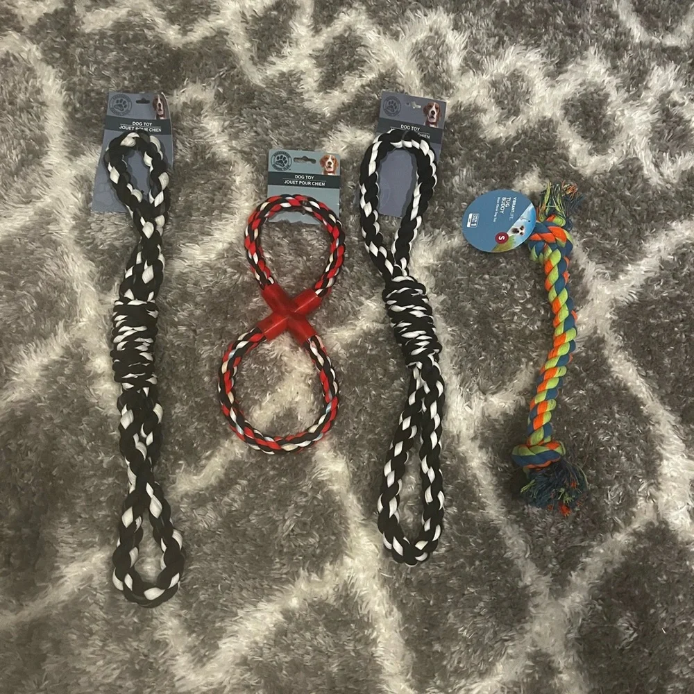 Dog Rope Toys -Set of Four for the price of one
